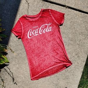 Coca Cola Merchandise Burnout T-Shirt Size Medium